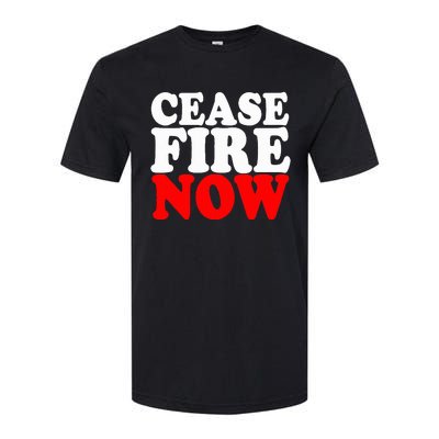 Ceasefire NOW  Softstyle CVC T-Shirt