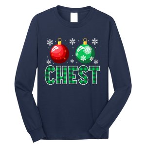 Chest Nuts Christmas Matching Couple Chestnuts Long Sleeve Shirt