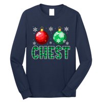 Chest Nuts Christmas Matching Couple Chestnuts Long Sleeve Shirt