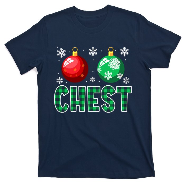 Chest Nuts Christmas Matching Couple Chestnuts T-Shirt