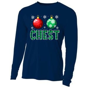 Chest Nuts Christmas Matching Couple Chestnuts Cooling Performance Long Sleeve Crew