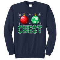 Chest Nuts Christmas Matching Couple Chestnuts Tall Sweatshirt