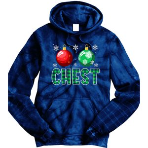 Chest Nuts Christmas Matching Couple Chestnuts Tie Dye Hoodie