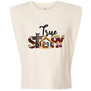 Christmas Nativity Christian Women True Story Garment-Dyed Women's Muscle Tee