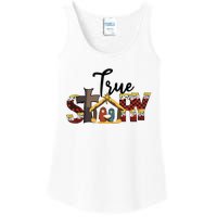 Christmas Nativity Christian Women True Story Ladies Essential Tank