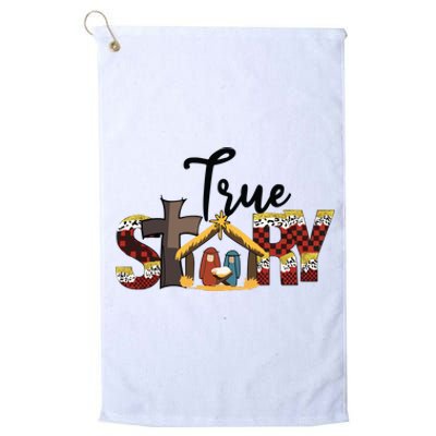 Christmas Nativity Christian Women True Story Platinum Collection Golf Towel