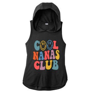 Cool Nanas Club Cool Grandma Promoted To Grandma Gift Ladies PosiCharge Tri-Blend Wicking Draft Hoodie Tank