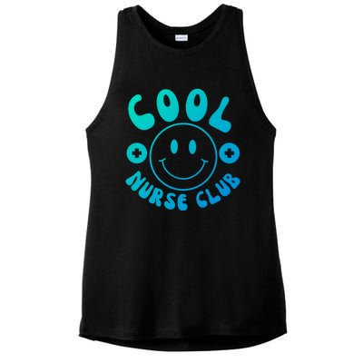 Cute Nurse Cool Nurse Club Groovy Nurse Week Gift Ladies PosiCharge Tri-Blend Wicking Tank