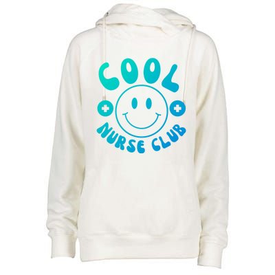 Cute Nurse Cool Nurse Club Groovy Nurse Week Gift Womens Funnel Neck Pullover Hood