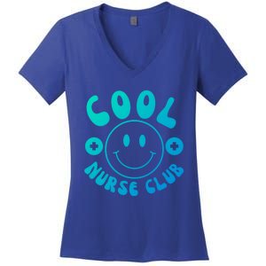 Cute Nurse Cool Nurse Club Groovy Nurse Week Gift Women's V-Neck T-Shirt