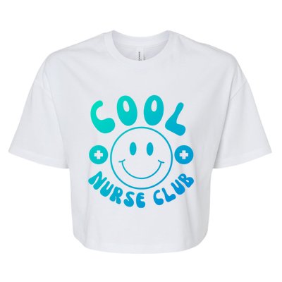 Cute Nurse Cool Nurse Club Groovy Nurse Week Gift Bella+Canvas Jersey Crop Tee