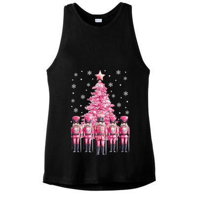 Christmas Nutcracker Christmas Tree Matching Family Ladies PosiCharge Tri-Blend Wicking Tank