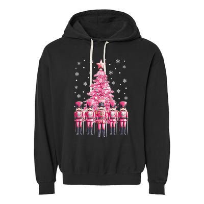 Christmas Nutcracker Christmas Tree Matching Family Garment-Dyed Fleece Hoodie