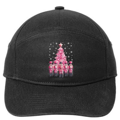 Christmas Nutcracker Christmas Tree Matching Family 7-Panel Snapback Hat