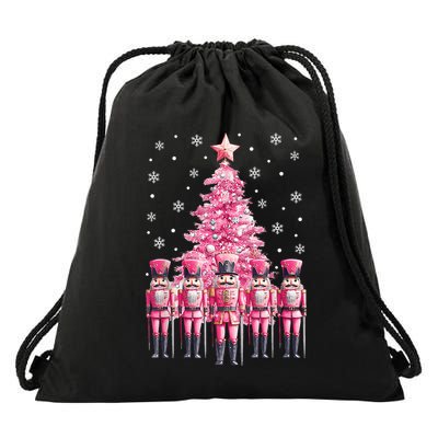 Christmas Nutcracker Christmas Tree Matching Family Drawstring Bag