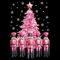 Christmas Nutcracker Christmas Tree Matching Family Drawstring Bag