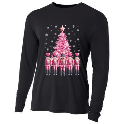 Christmas Nutcracker Christmas Tree Matching Family Cooling Performance Long Sleeve Crew
