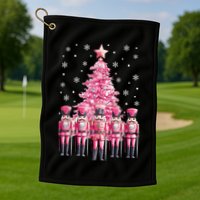 Christmas Nutcracker Christmas Tree Matching Family Golf Towel