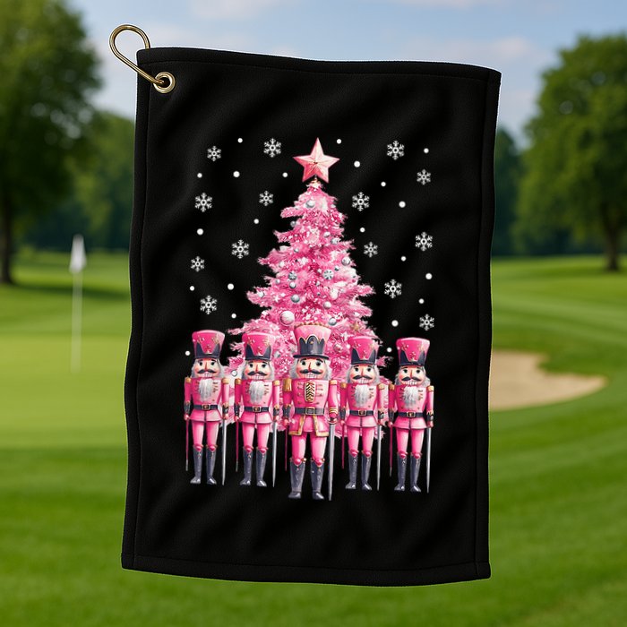 Christmas Nutcracker Christmas Tree Matching Family Golf Towel