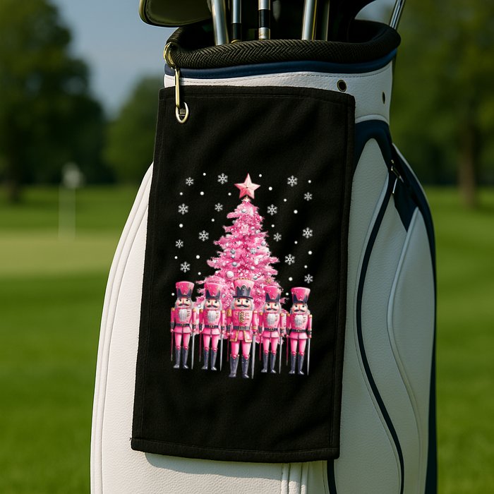 Christmas Nutcracker Christmas Tree Matching Family Golf Towel