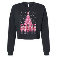 Christmas Nutcracker Christmas Tree Matching Family Cropped Pullover Crew