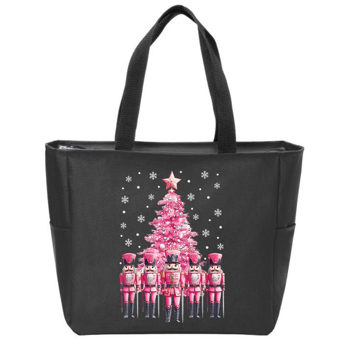 Christmas Nutcracker Christmas Tree Matching Family Zip Tote Bag