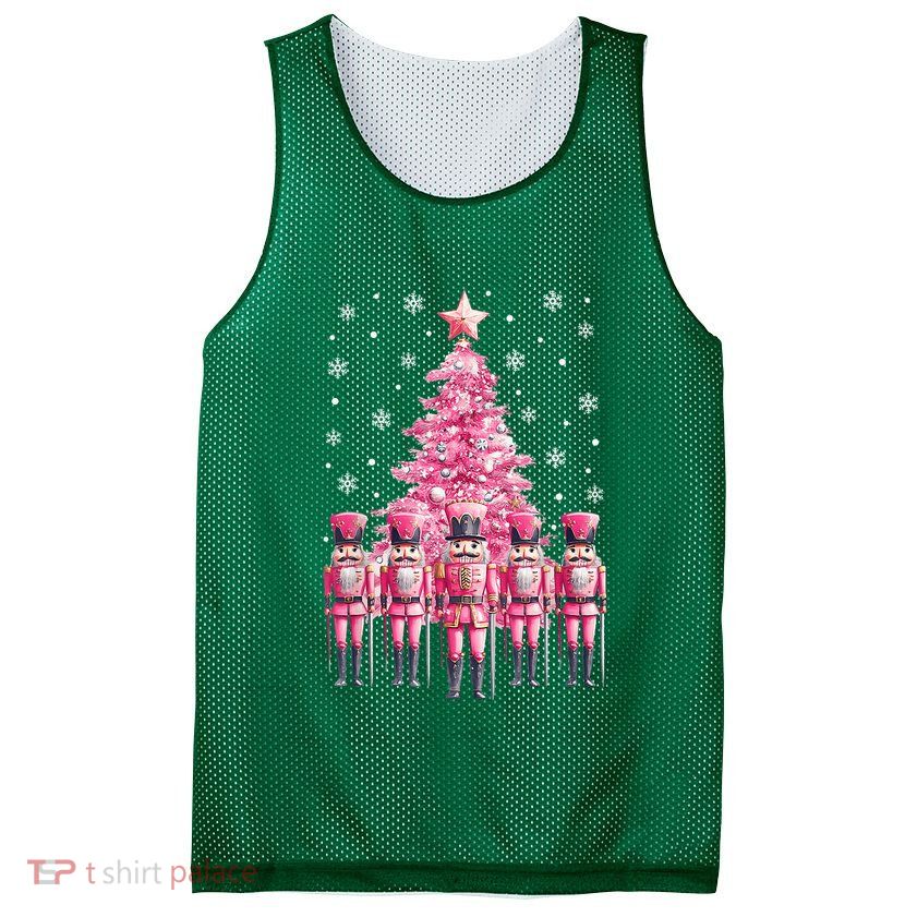Christmas Nutcracker Christmas Tree Matching Family Mesh Reversible Basketball Jersey Tank