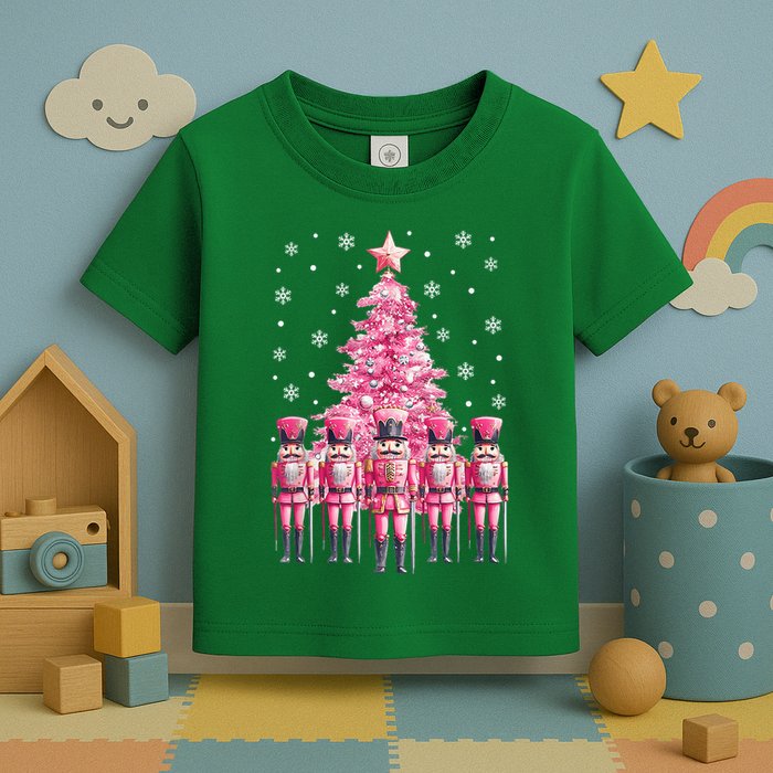 Christmas Nutcracker Christmas Tree Matching Family Toddler T-Shirt