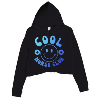 Cute Nurse Cool Nurse Club Groovy Nurse Week Gift Crop Fleece Hoodie