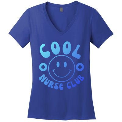 Cute Nurse Cool Nurse Club Groovy Nurse Week Gift Women's V-Neck T-Shirt