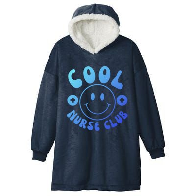 Cute Nurse Cool Nurse Club Groovy Nurse Week Gift Hooded Wearable Blanket