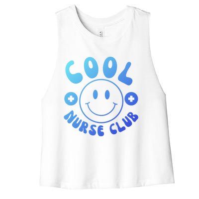 Cute Nurse Cool Nurse Club Groovy Nurse Week Gift Women's Racerback Cropped Tank