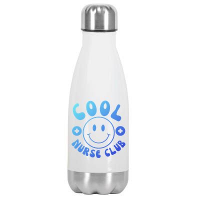 Cute Nurse Cool Nurse Club Groovy Nurse Week Gift Stainless Steel Insulated Water Bottle