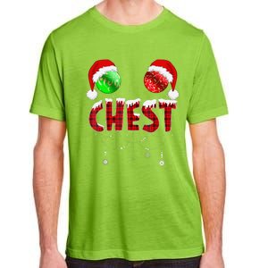 Chest Nuts Christmas Funny Matching Couple Chest Nuts Adult ChromaSoft Performance T-Shirt