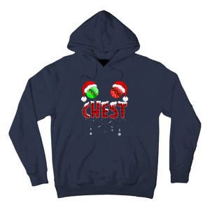 Chest Nuts Christmas Funny Matching Couple Chest Nuts Tall Hoodie