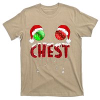 Chest Nuts Christmas Funny Matching Couple Chest Nuts T-Shirt