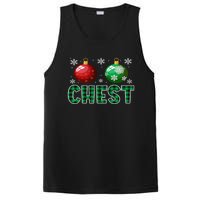 Chest Nuts Christmas Matching Couple Plaid Graphic Chestnuts  PosiCharge Competitor Tank