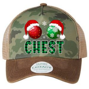 Chest Nuts Christmas Funny Matching Couple Chestnuts  Legacy Tie Dye Trucker Hat