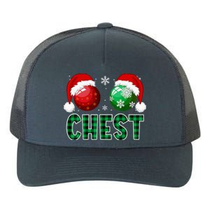 Chest Nuts Christmas Funny Matching Couple Chestnuts  Yupoong Adult 5-Panel Trucker Hat