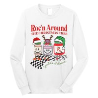 Crna Nurse Christmas Christmas Tree Pharmacy Tech Long Sleeve Shirt