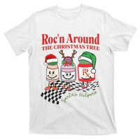 Crna Nurse Christmas Christmas Tree Pharmacy Tech T-Shirt