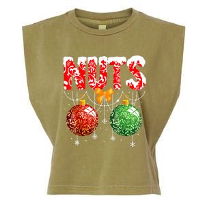 Chest Nuts Christmas  Matching Couple Chestnuts Garment-Dyed Women's Muscle Tee