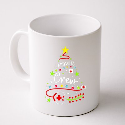 Christmas Nurse Cute Xmas Stethoscope Tree Midwife Crew Coffee Mug