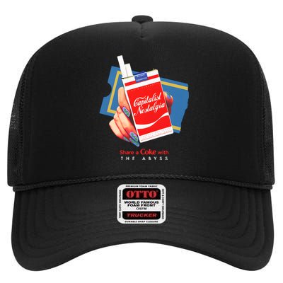 Capitalist Nostalgia High Crown Mesh Back Trucker Hat