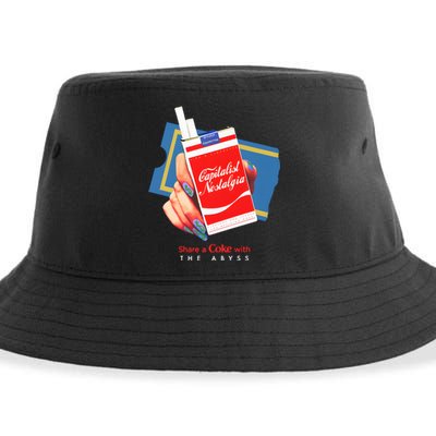 Capitalist Nostalgia Sustainable Bucket Hat