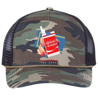 Capitalist Nostalgia Retro Rope Trucker Hat Cap