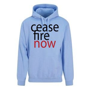 Ceasefire Now Unisex Surf Hoodie