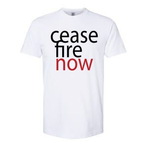 Ceasefire Now Softstyle CVC T-Shirt