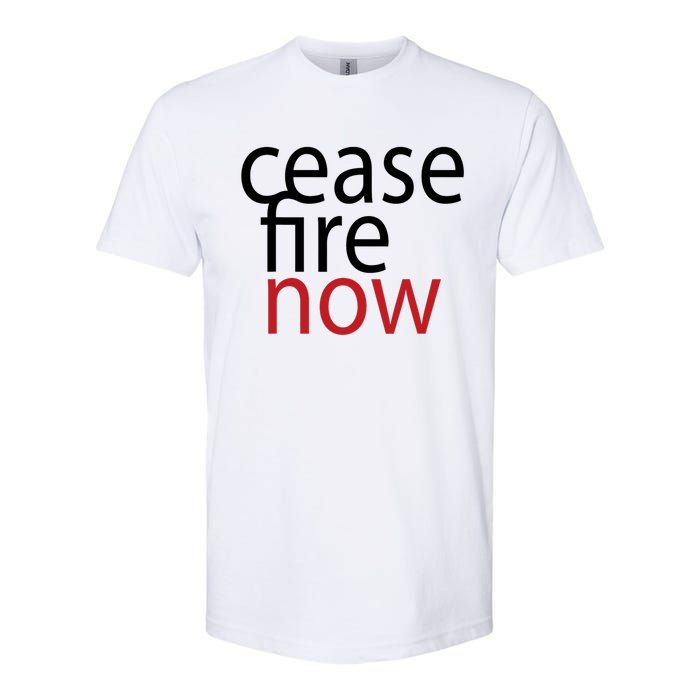 Ceasefire Now Softstyle® CVC T-Shirt