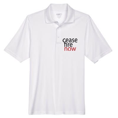 Ceasefire Now Men's Origin Performance Piqué Polo